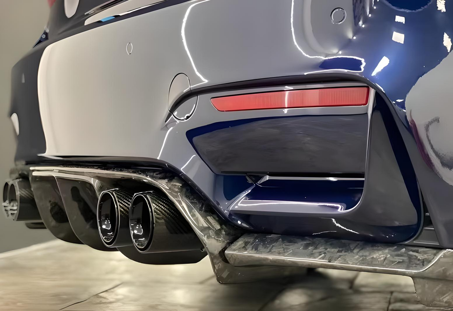 F8X Carbon Fiber Exhaust tips