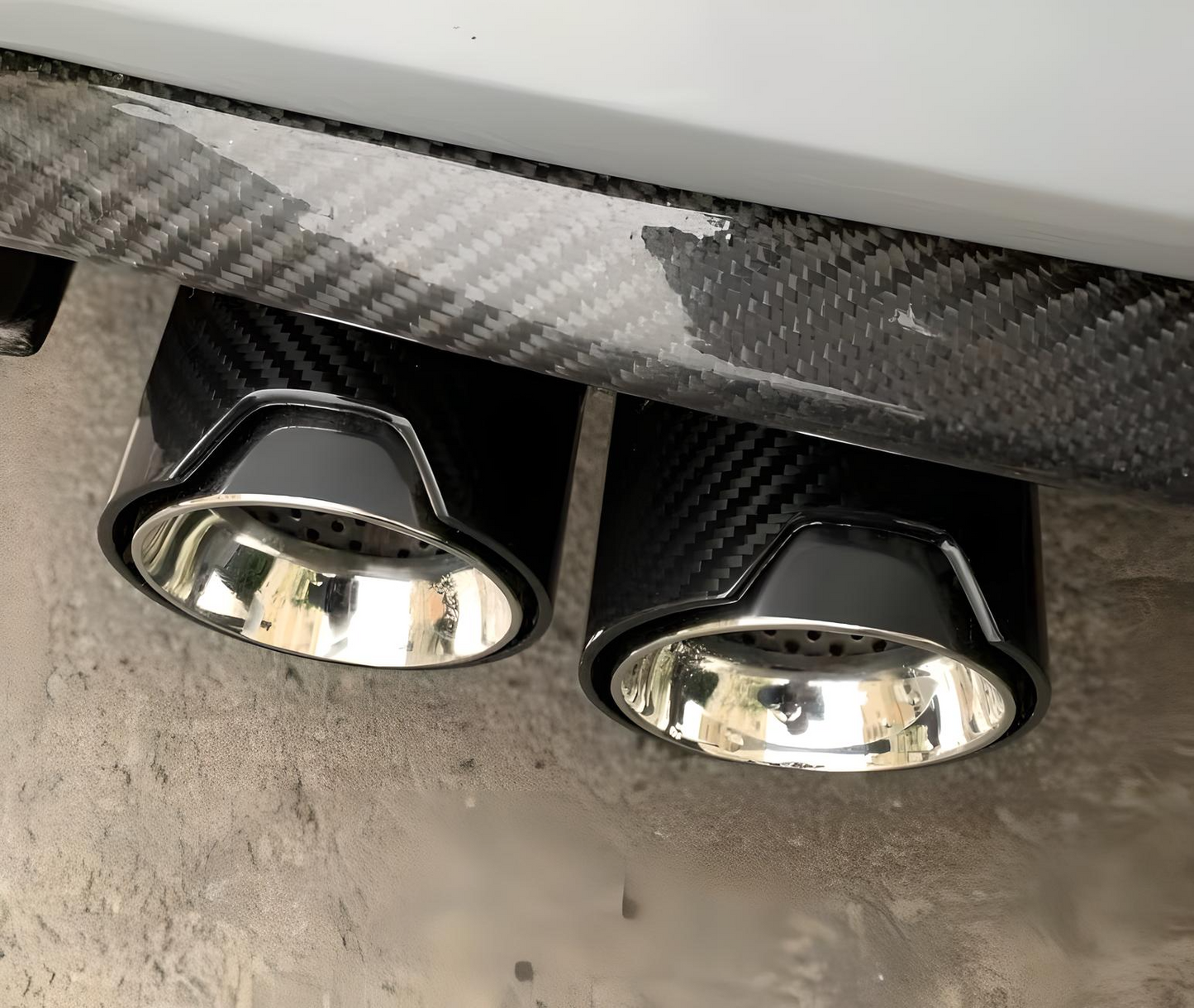 F8X Carbon Fiber Exhaust tips