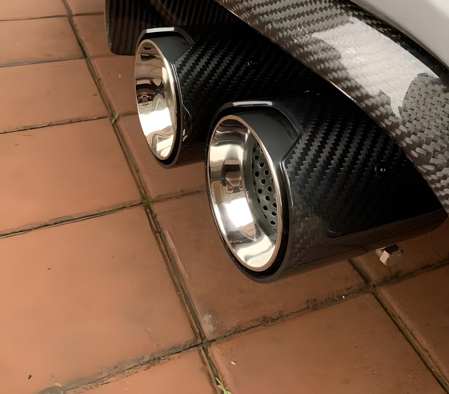 F8X Carbon Fiber Exhaust tips