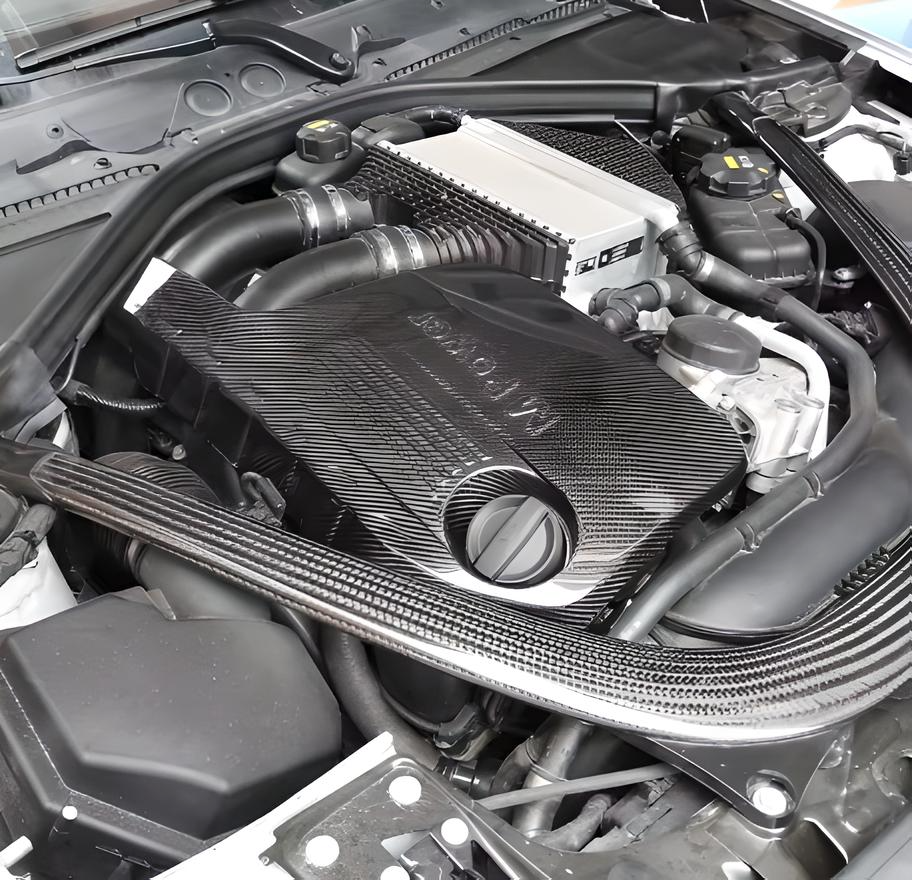 S55 Carbon Fiber Engine Cover