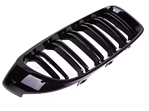 F8X Dual Slat Glossy Black Grilles